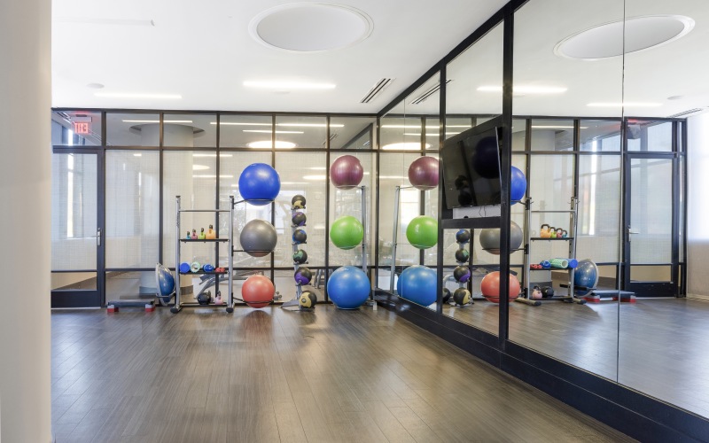 Modern Fitness Center at Esplanade at National Harbor