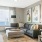 living room with plenty of space for couches, with bright lighting from multiple windows